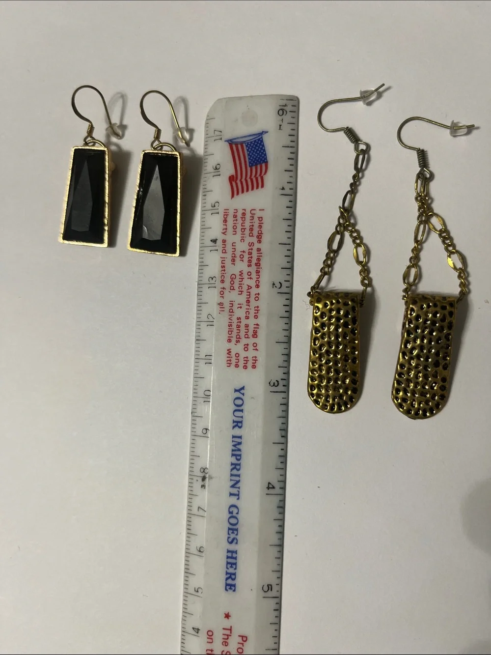 Gift Set Double Denim Lipstick Lip Balm Holder Keychain New York 2 pr Earrings